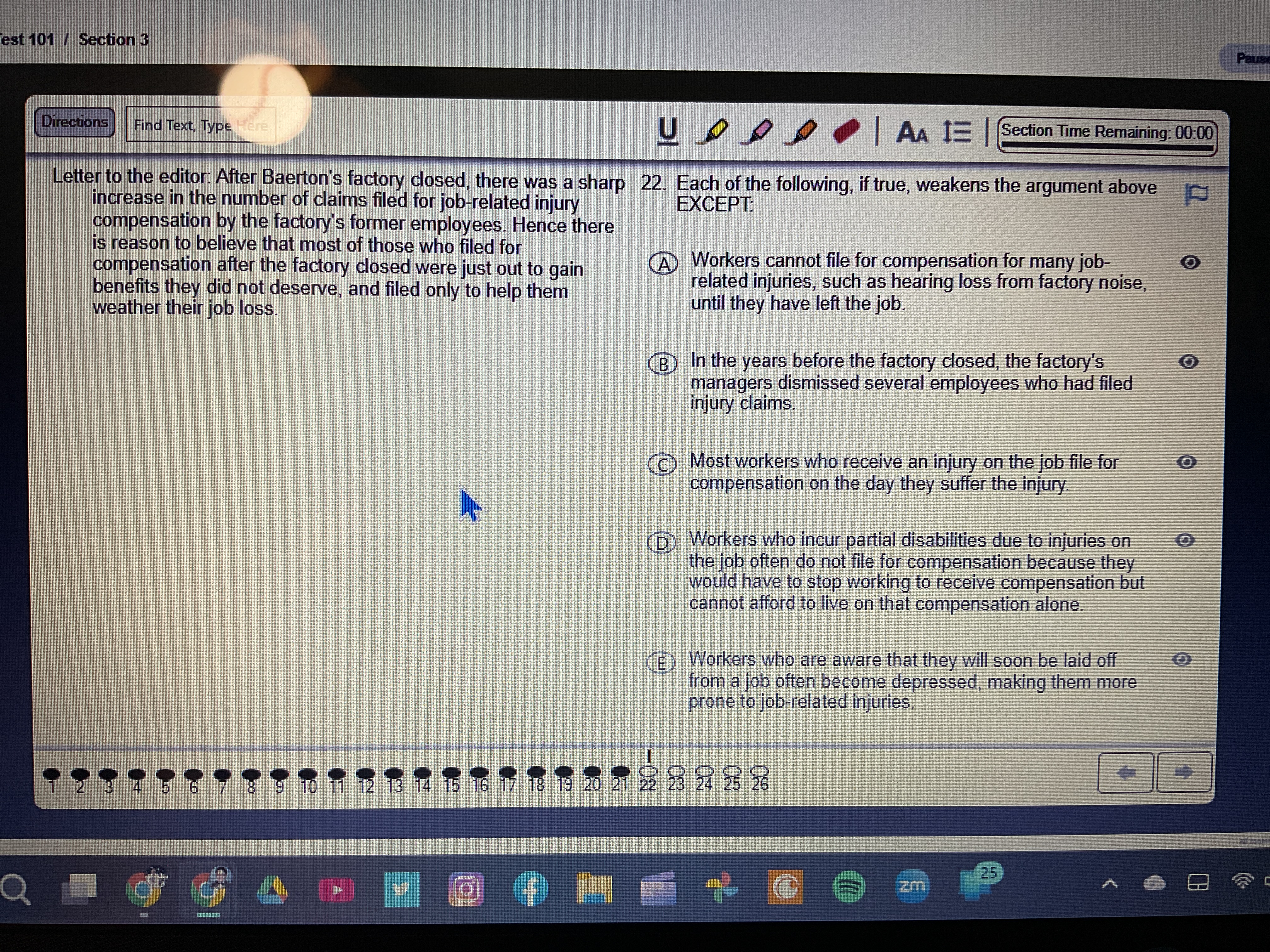 LSAT Prep 101 Section 3 est 101 / Section 3