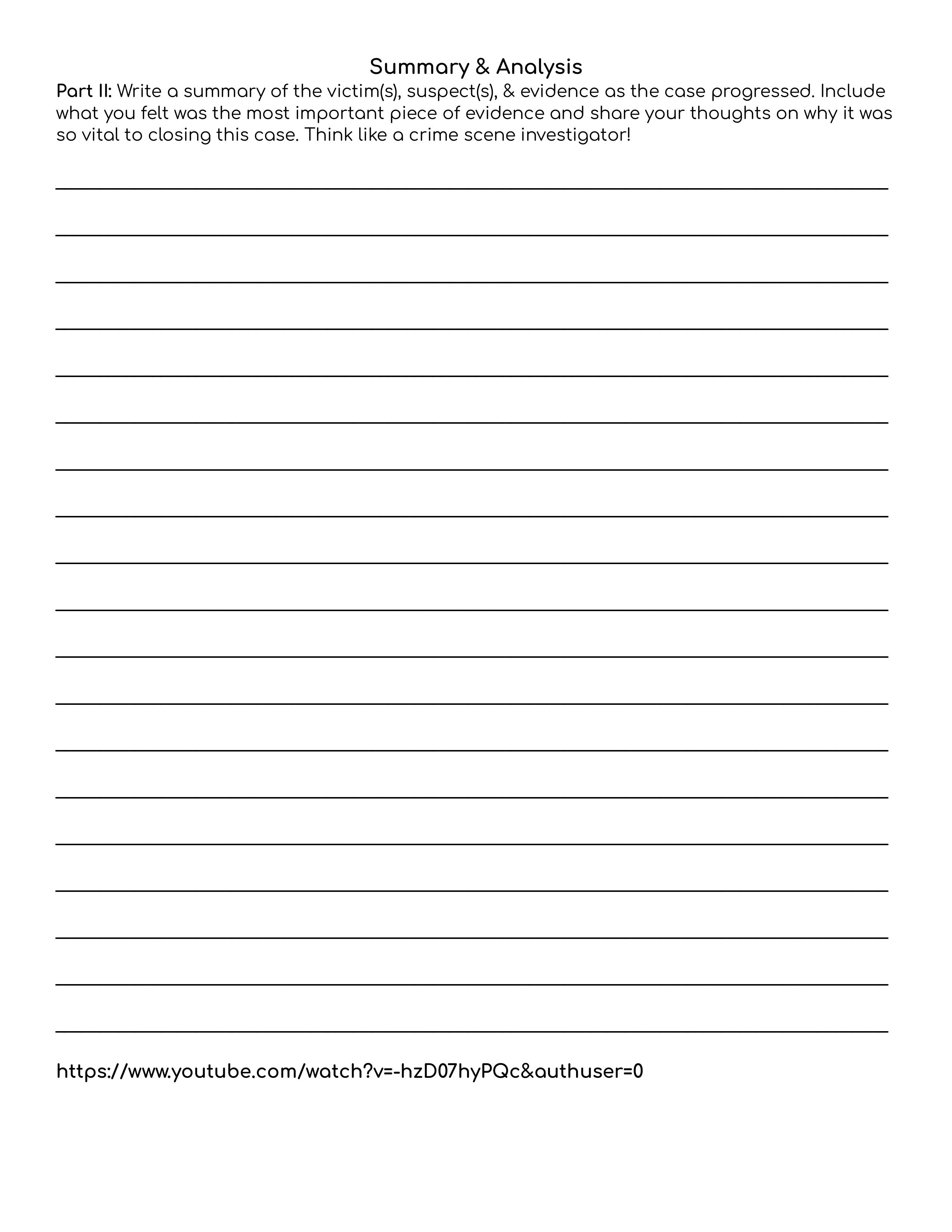 Name: FORENSIC FILES VIDEO WORKSHEET Episode