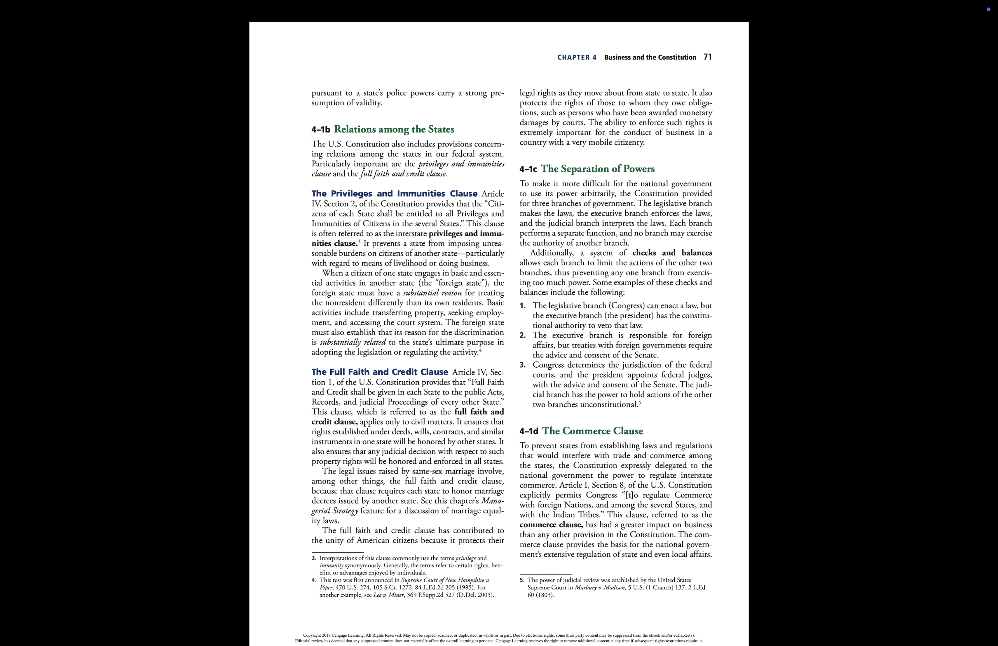 Read Chapter 4, at Section 4-2 "Business and the