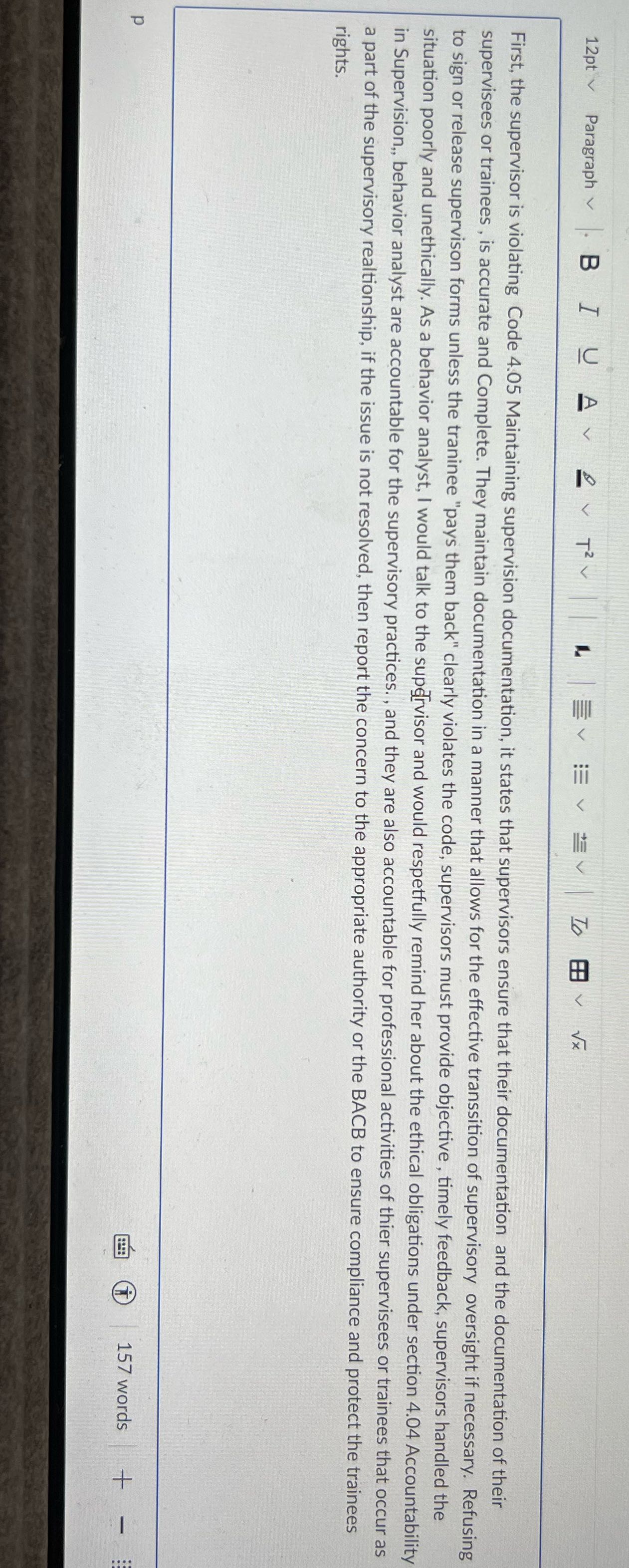 What violates under section 4 responsibility to