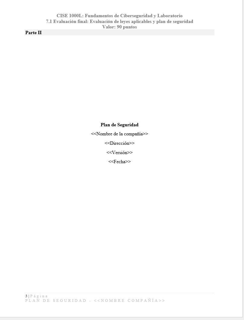 Instructions: Before beginning this final