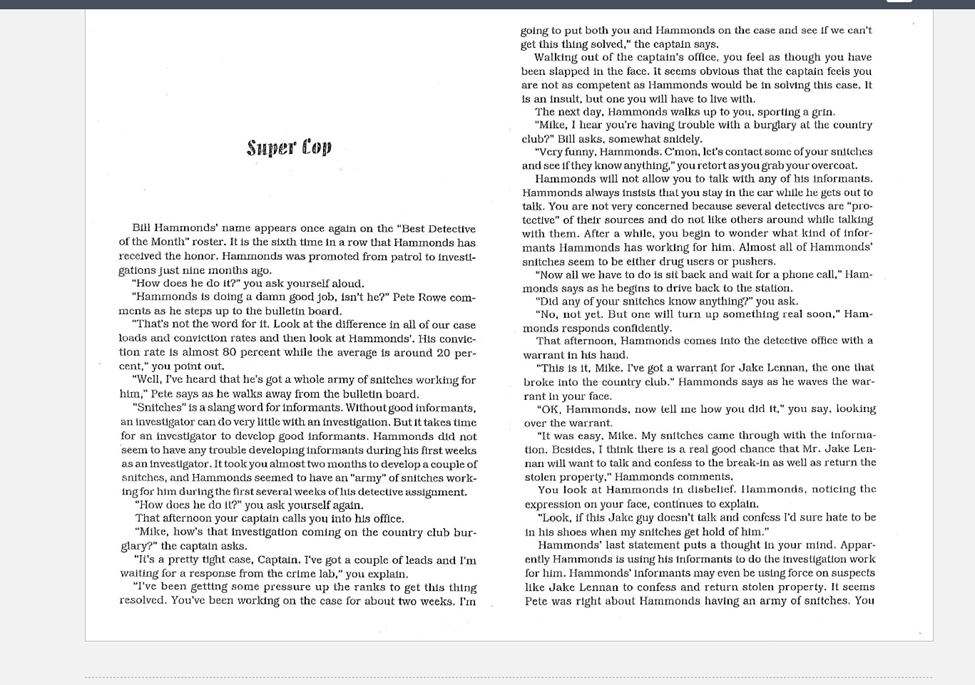 Assignment: Please read the following ethical