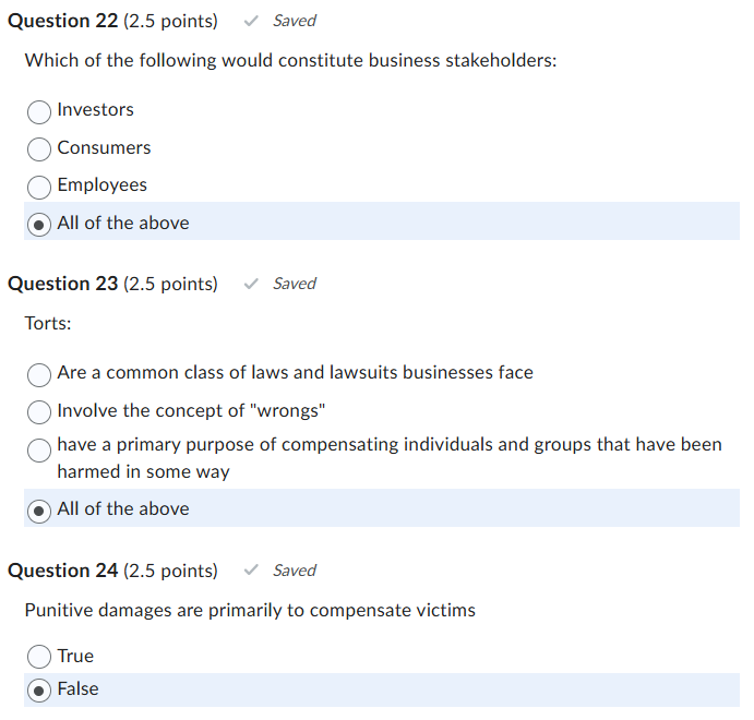Question 1 (2.5 points) Saved The US