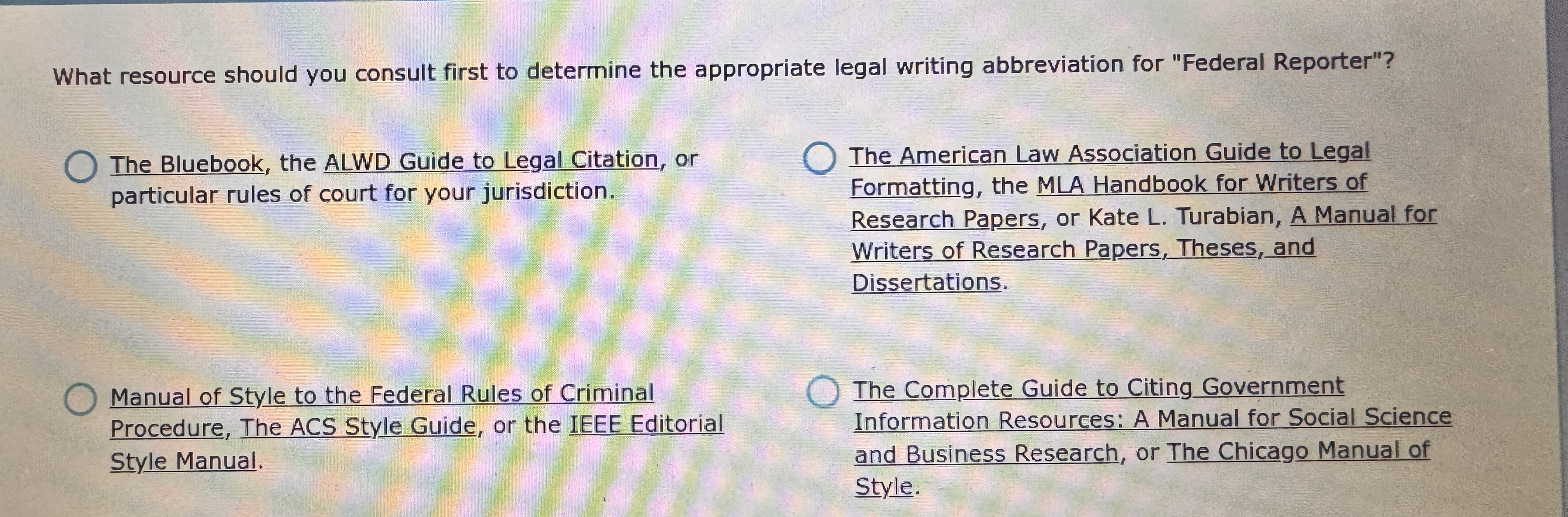 What resource should you consult first to