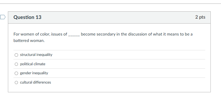 Regarding women and the criminal justice system,