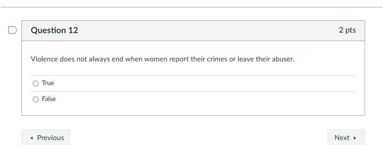 Regarding women and the criminal justice system,