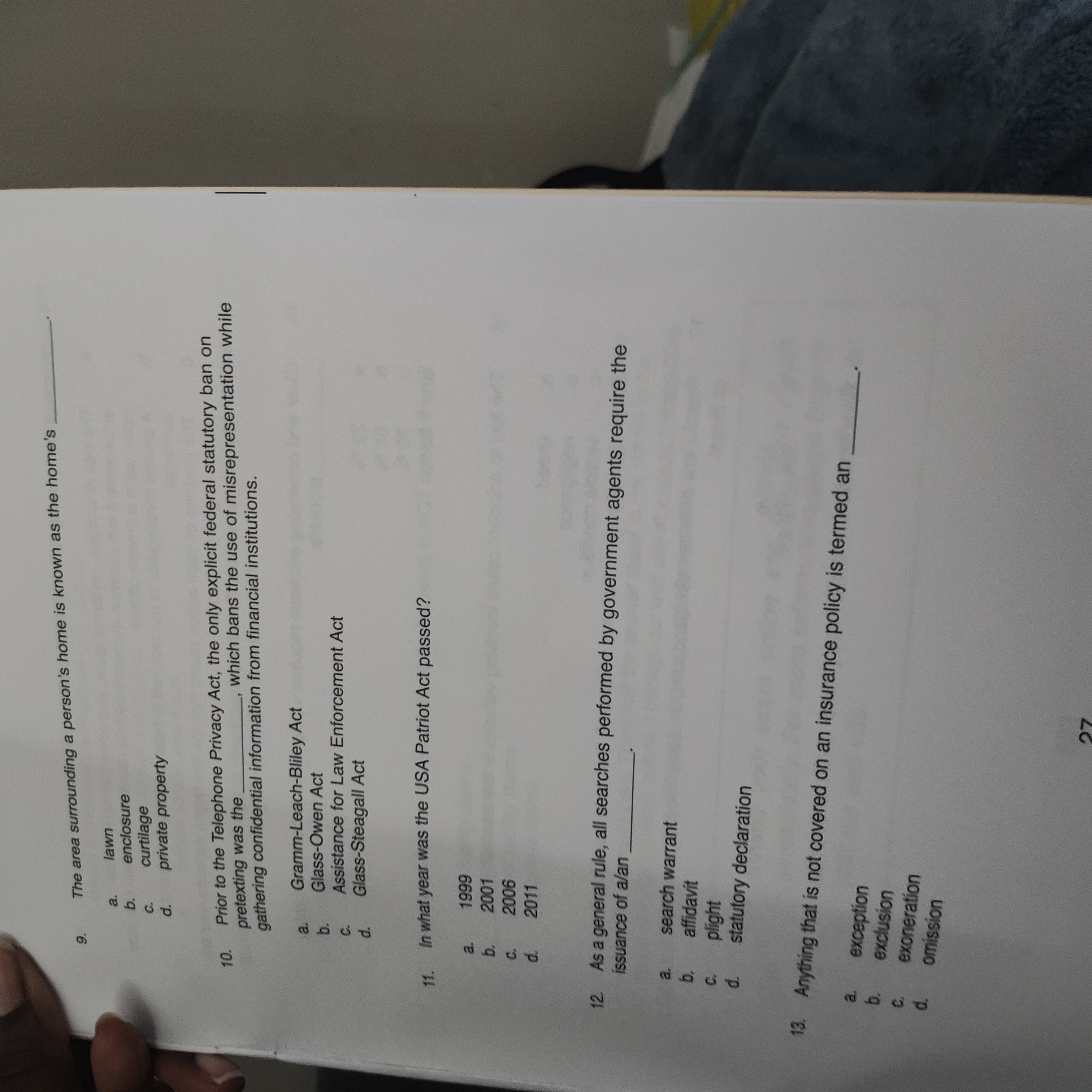 Exam 3 Private Investigator CTG2C1 Instructions: