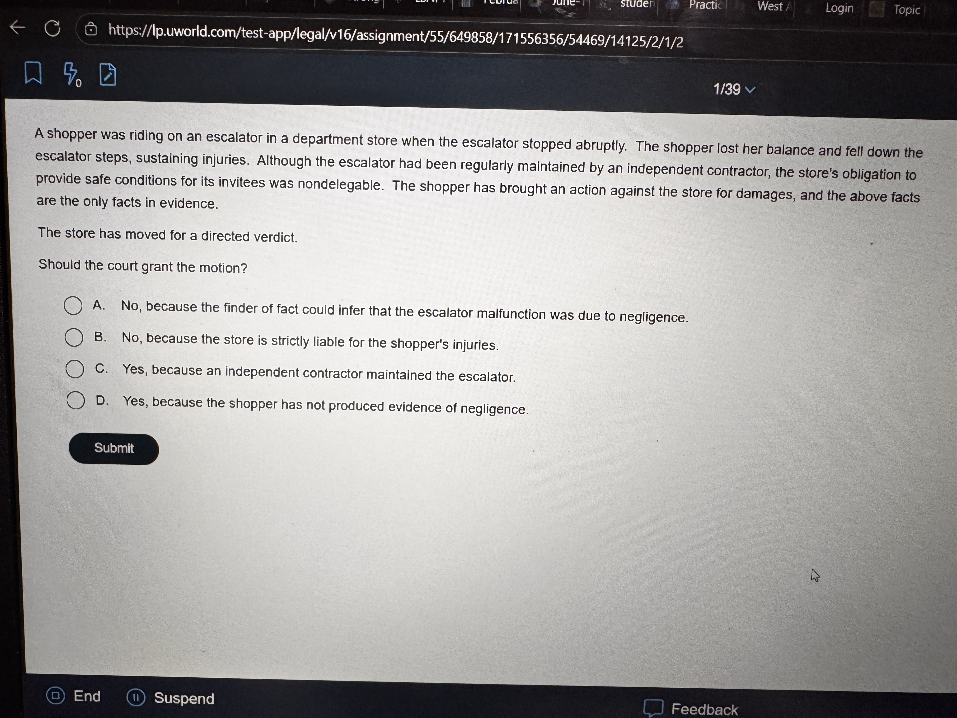 studer Practic West A Login Topic C @