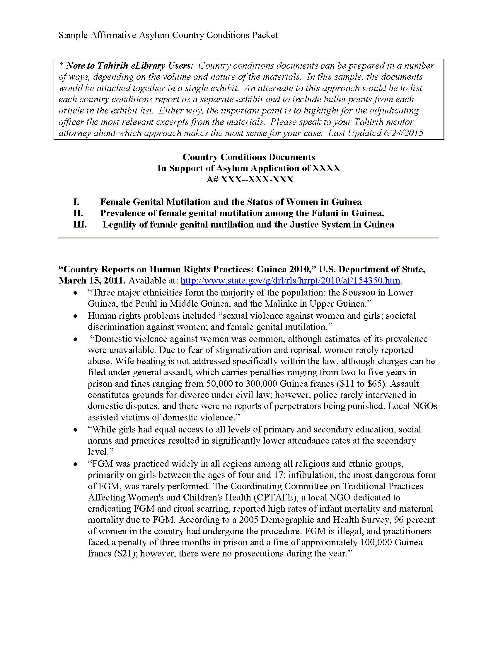 Oral Submissions at a Refugee Protection Division