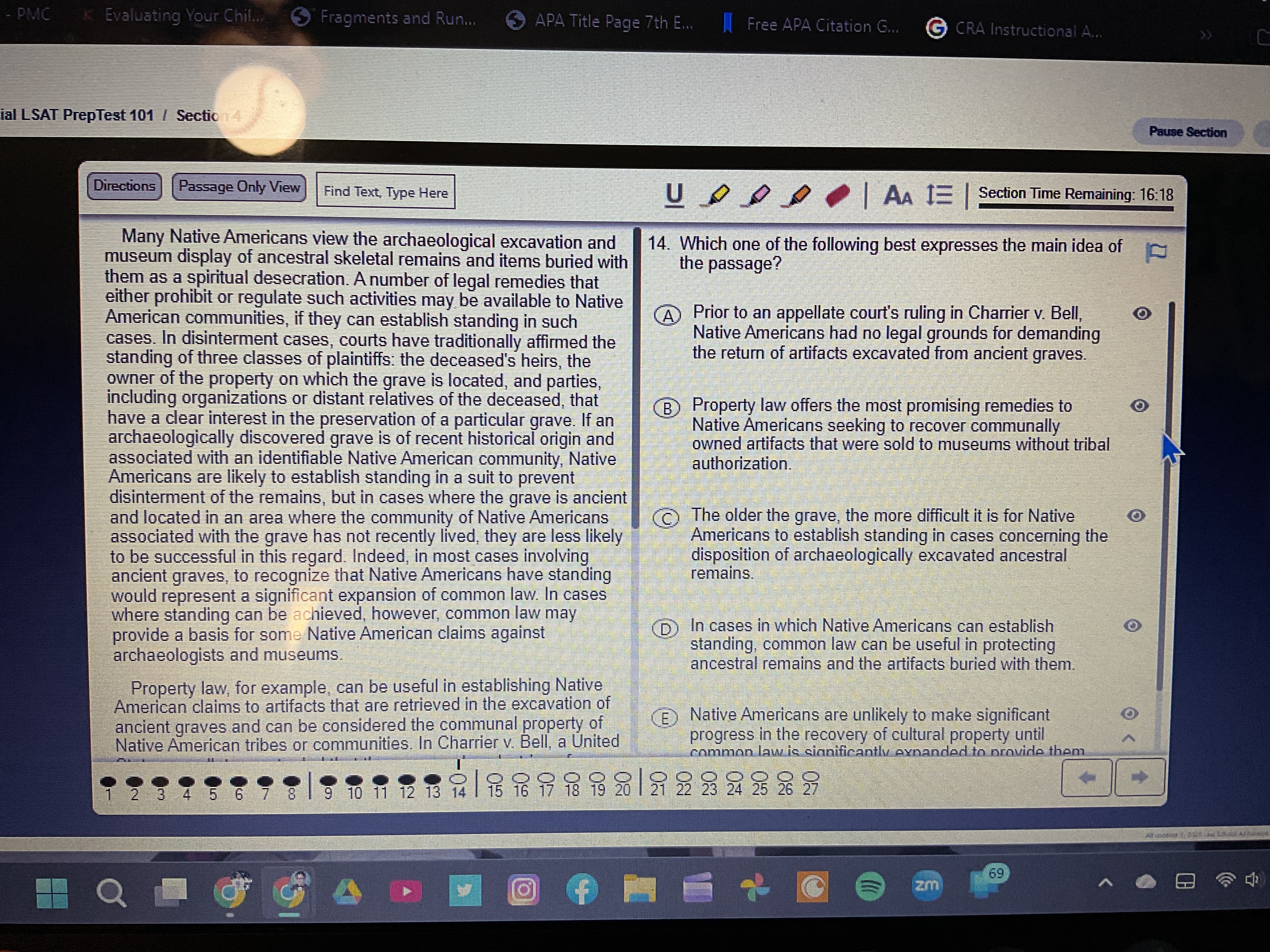 LSAT Prep 101 section 4 - PMC K Evaluating Your