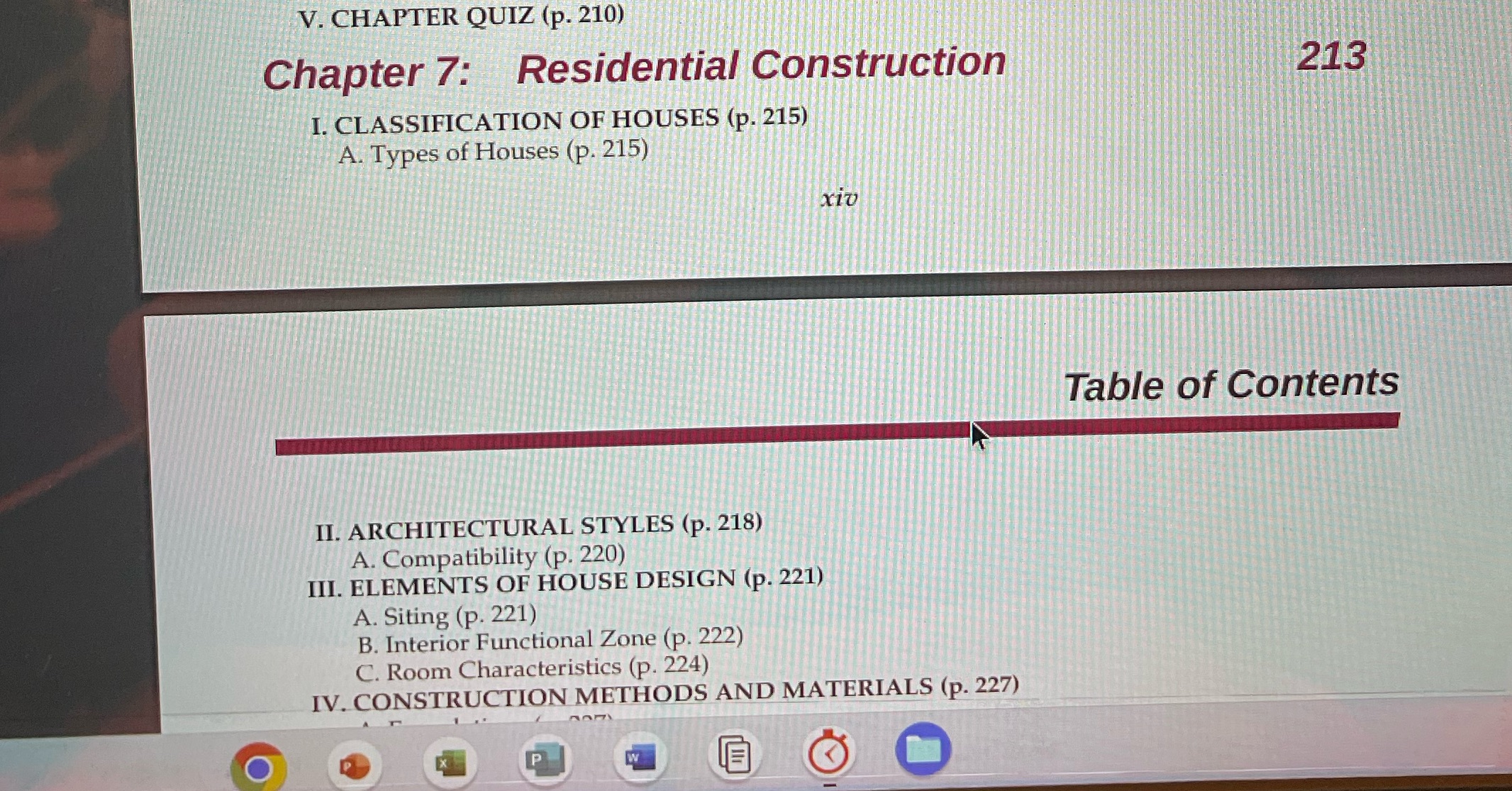 Chapter summary on the objective that I provide