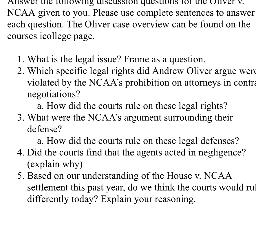 Read the case and answer the question Answer the