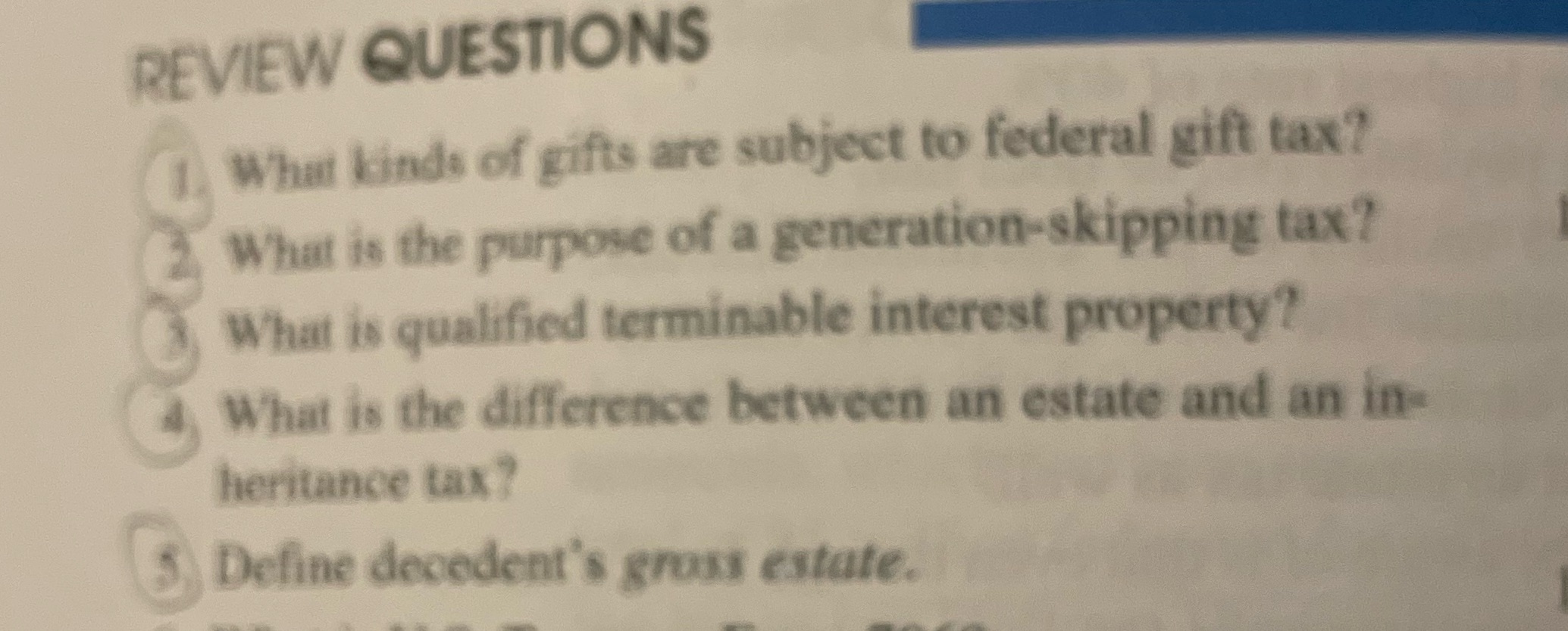 Using the book how would I efficiently state the