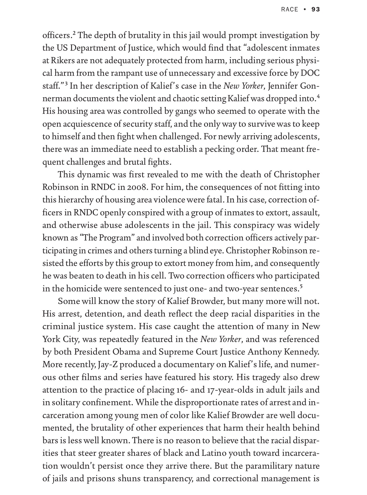 2. Next, read the pdf file Chapter 6: Kalief