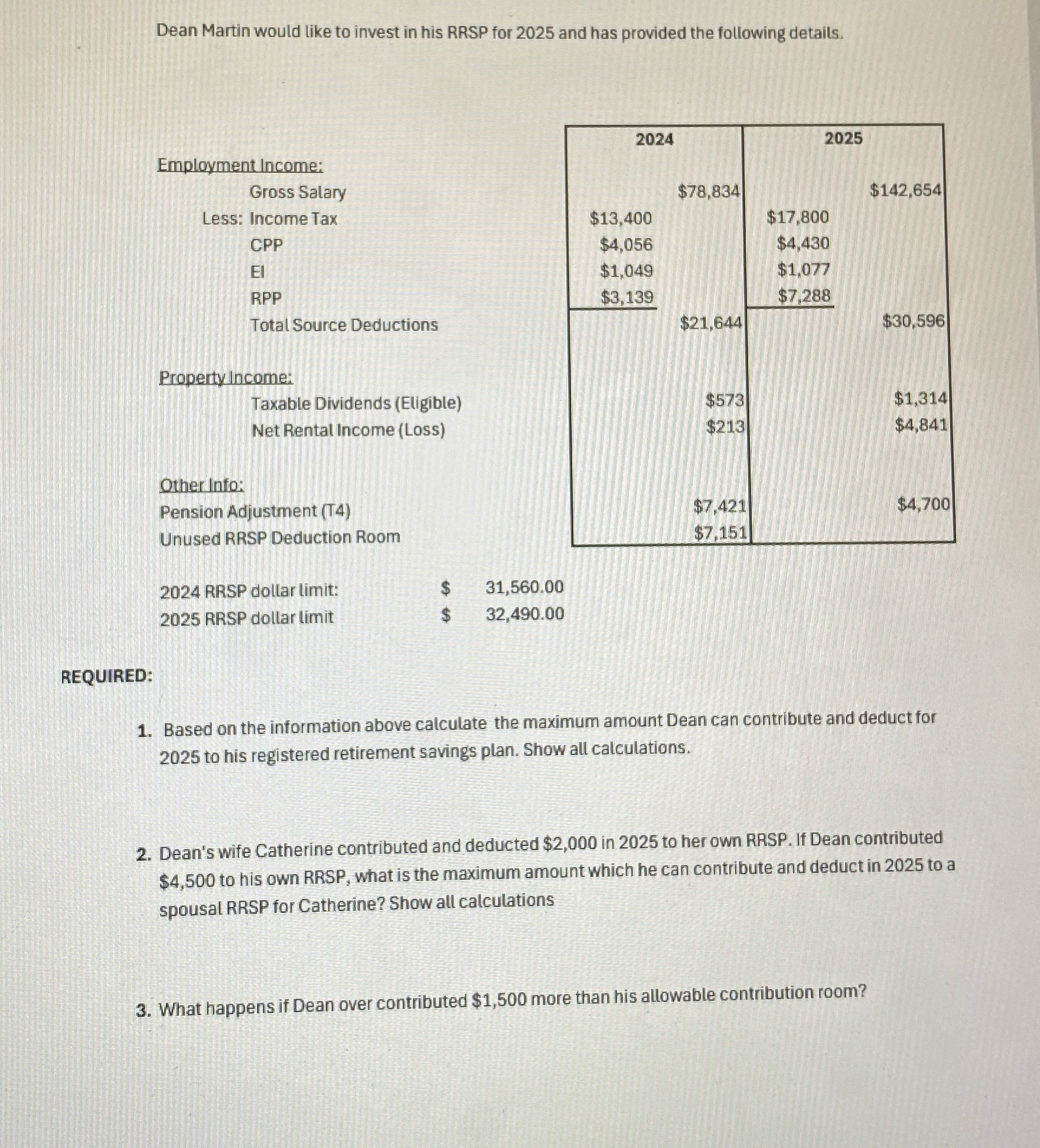 Can you assist with answering this question Dean