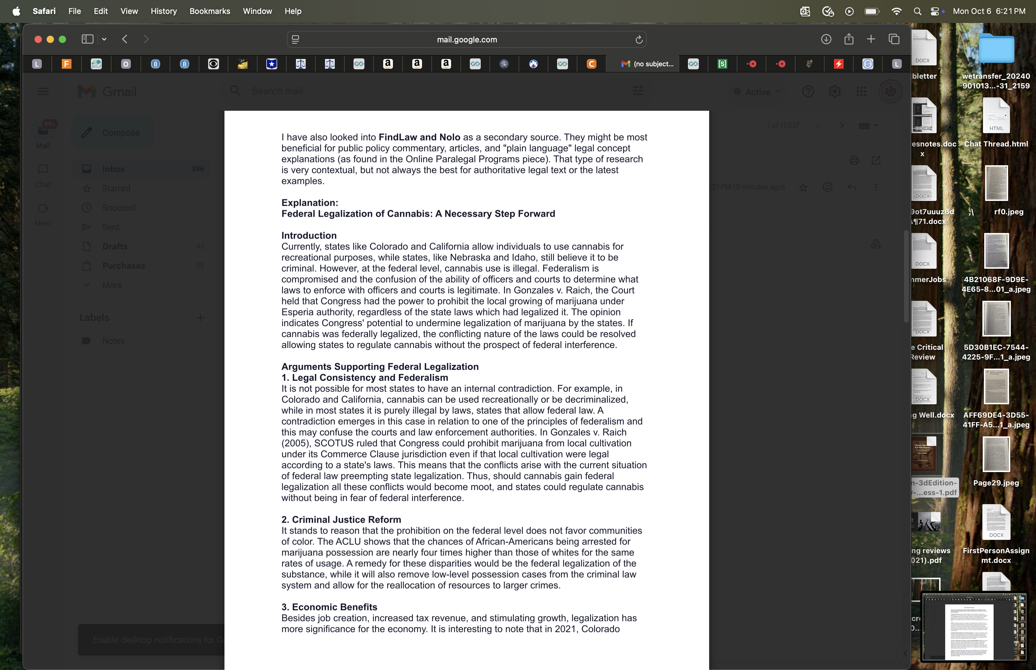 Your final consists of writing a three-five page