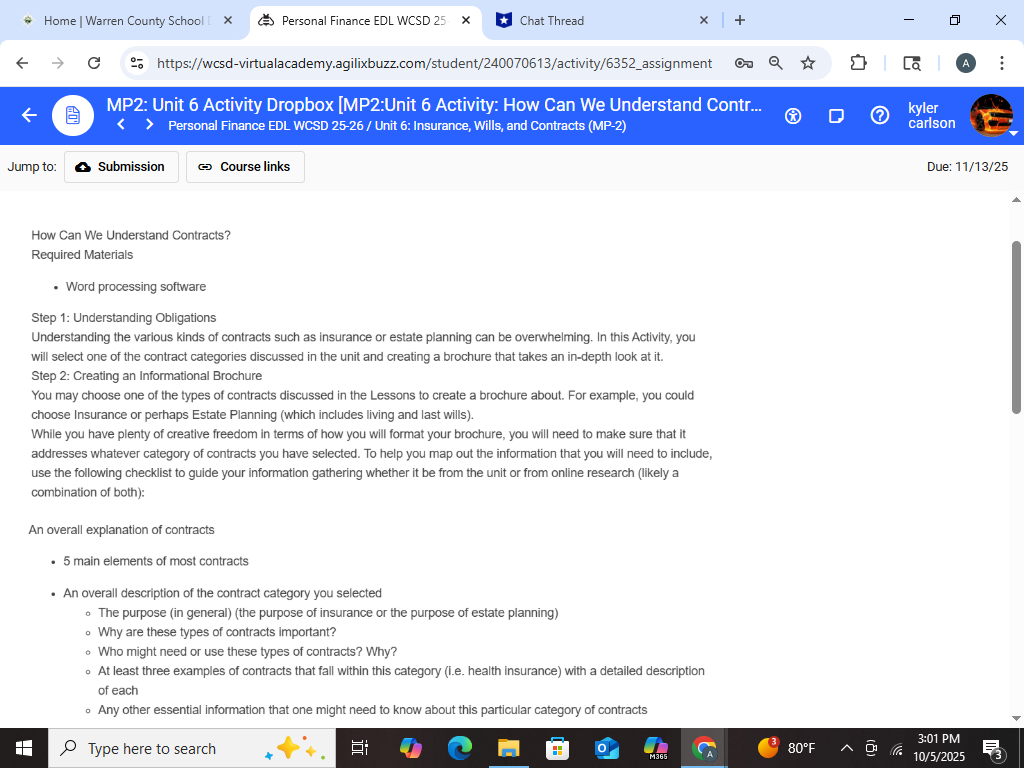 Home | Warren County School [ X Personal Finance