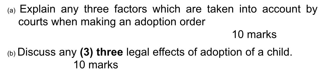 the question with answers based in Botswana,