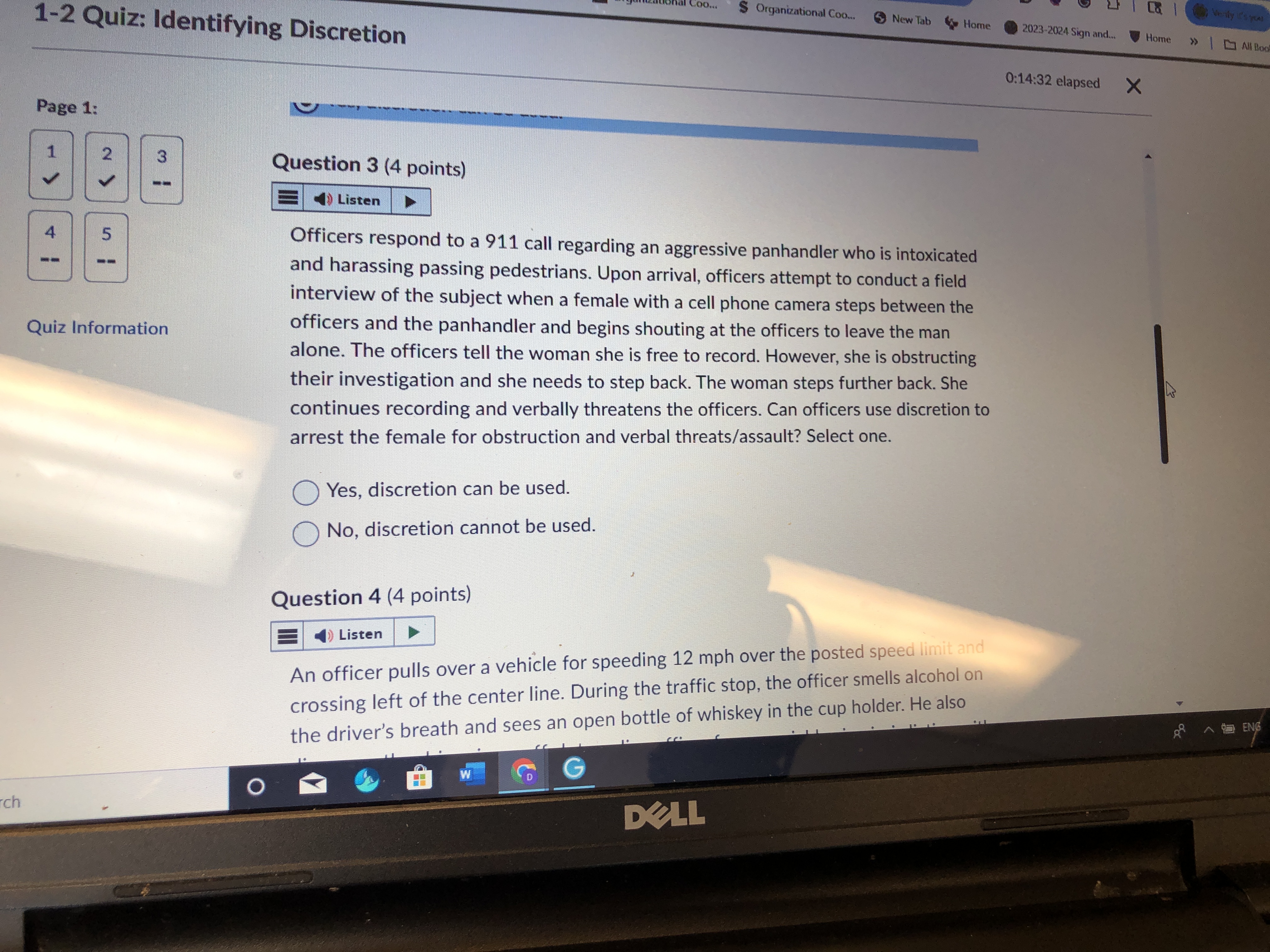 200... 1-2 Quiz: Identifying Discretion $