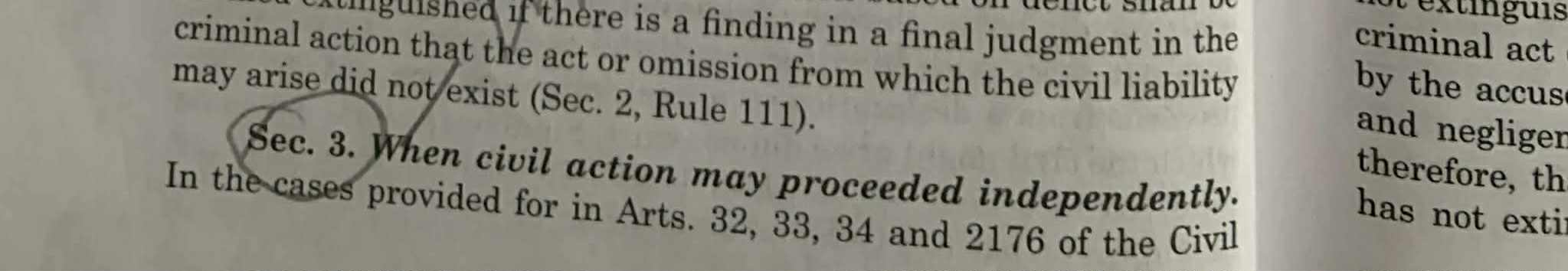 acquittal is not a bar to the instant action