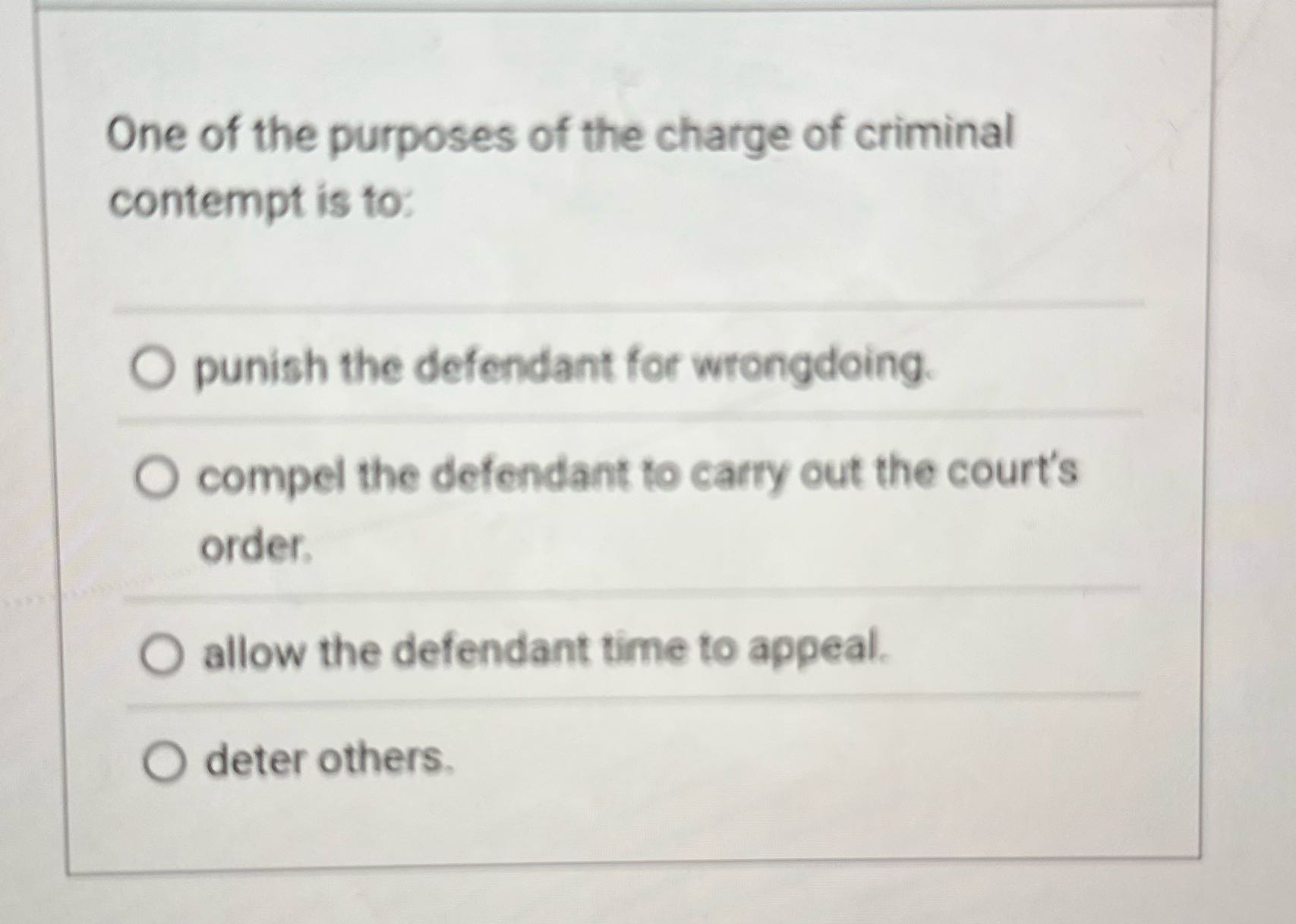 Cjus 400 One of the purposes of the charge of