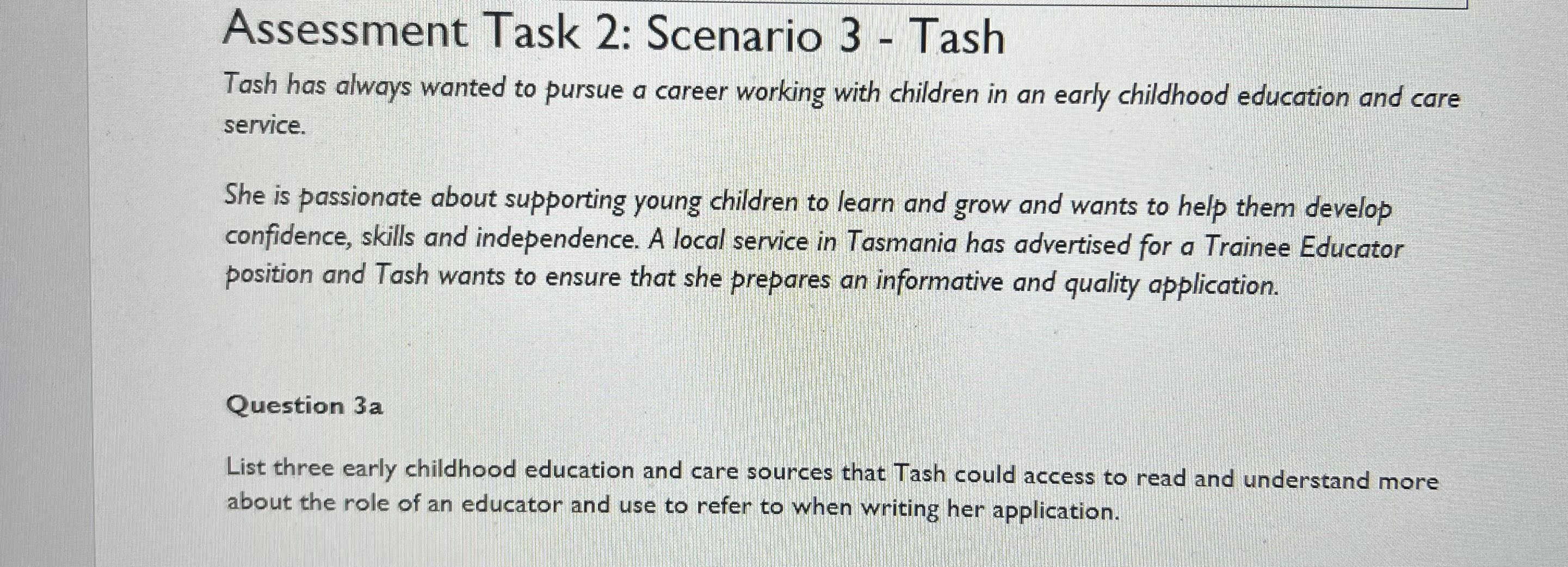 For Q3a, you have listed 3 sources yet Cherry the