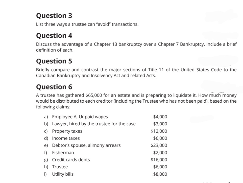 Question 1 Answer the following questions as TRUE