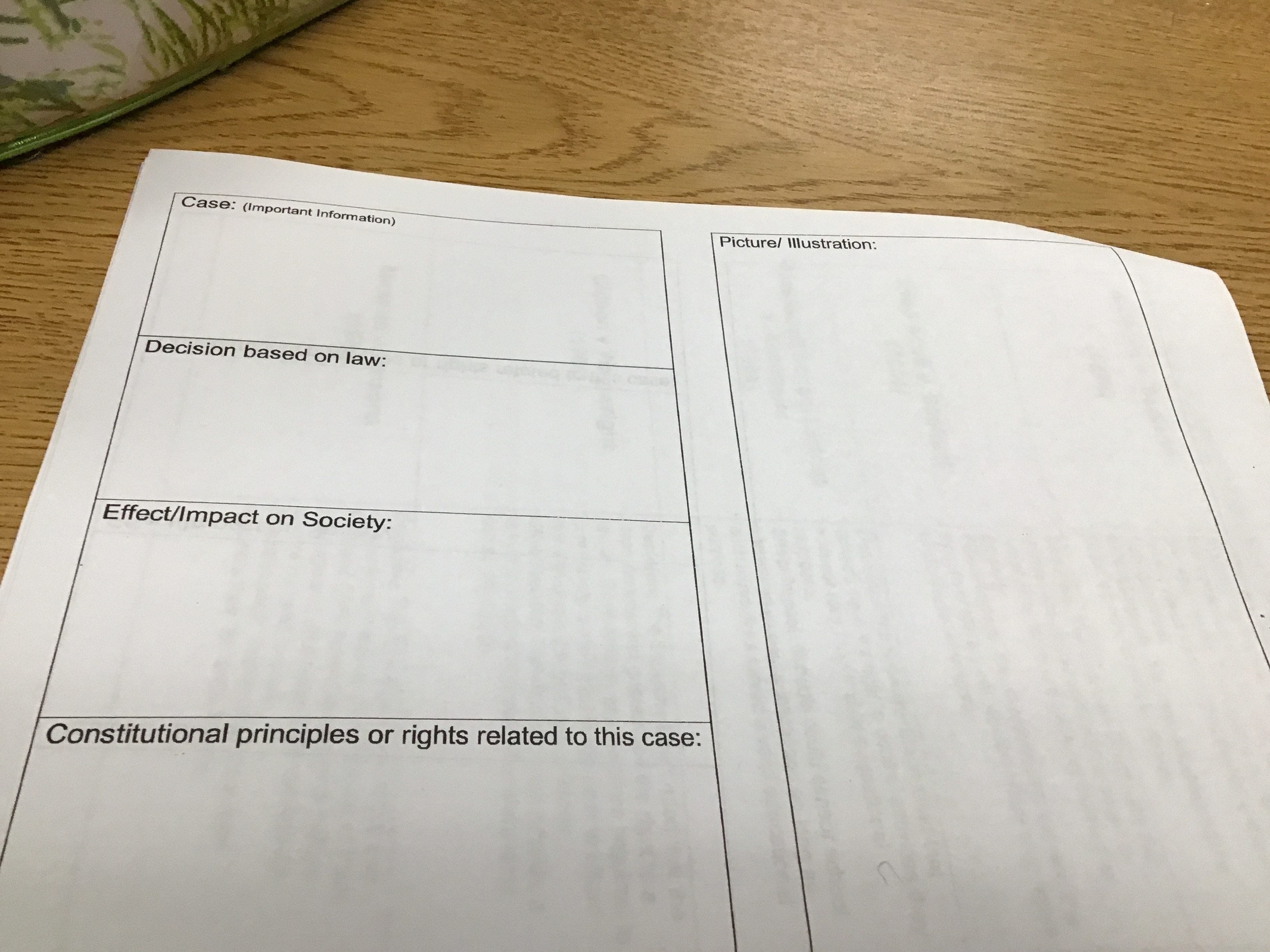 Answer please Case: (Important Information)