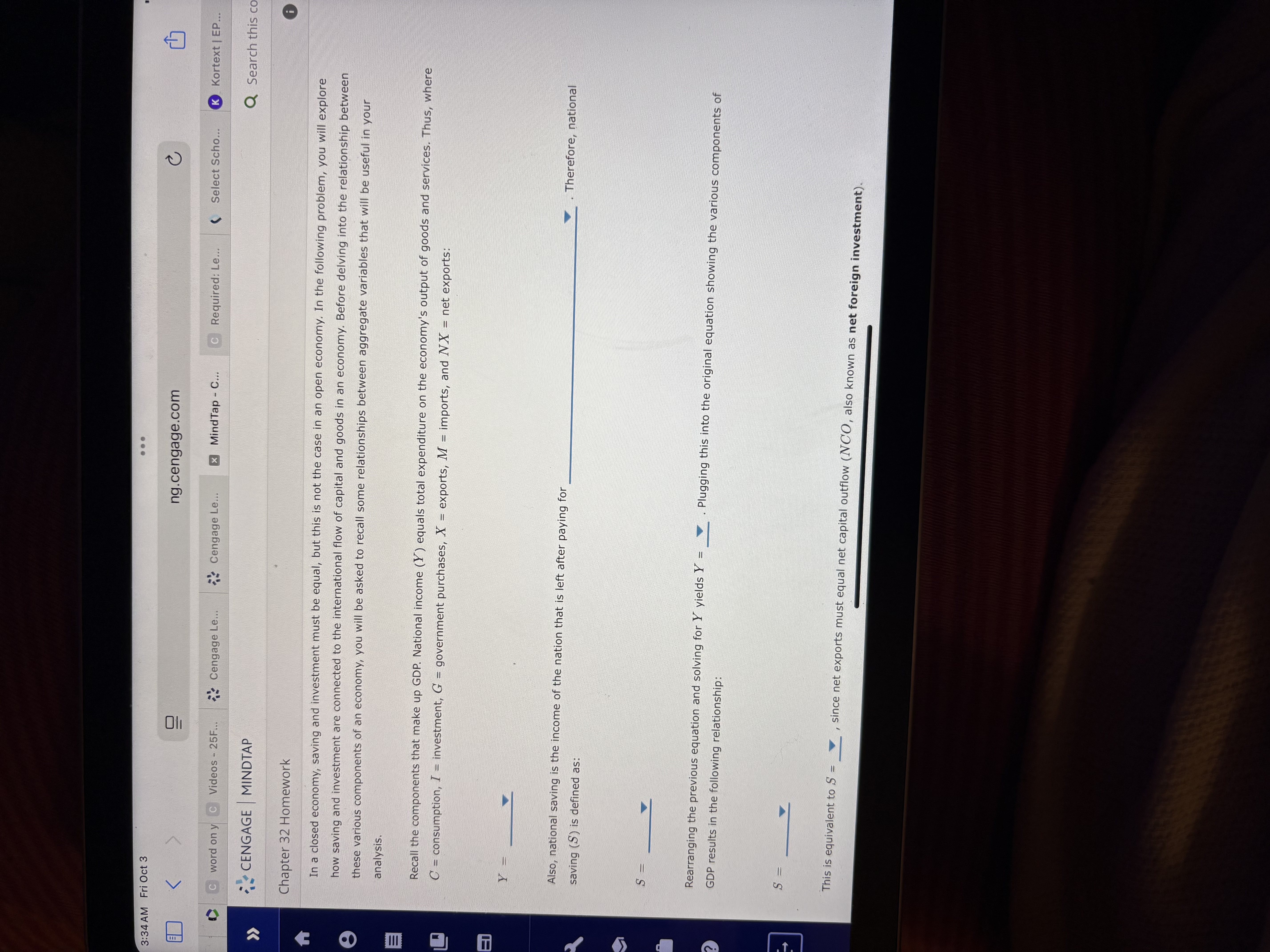 3:34 AM Fri Oct 3 . . . 2 ng.cengage.com C C word