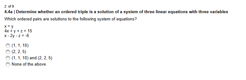 what is the answer 2 of 9 4.4a | Determine