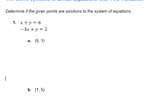 what is the answer Determine if the given points