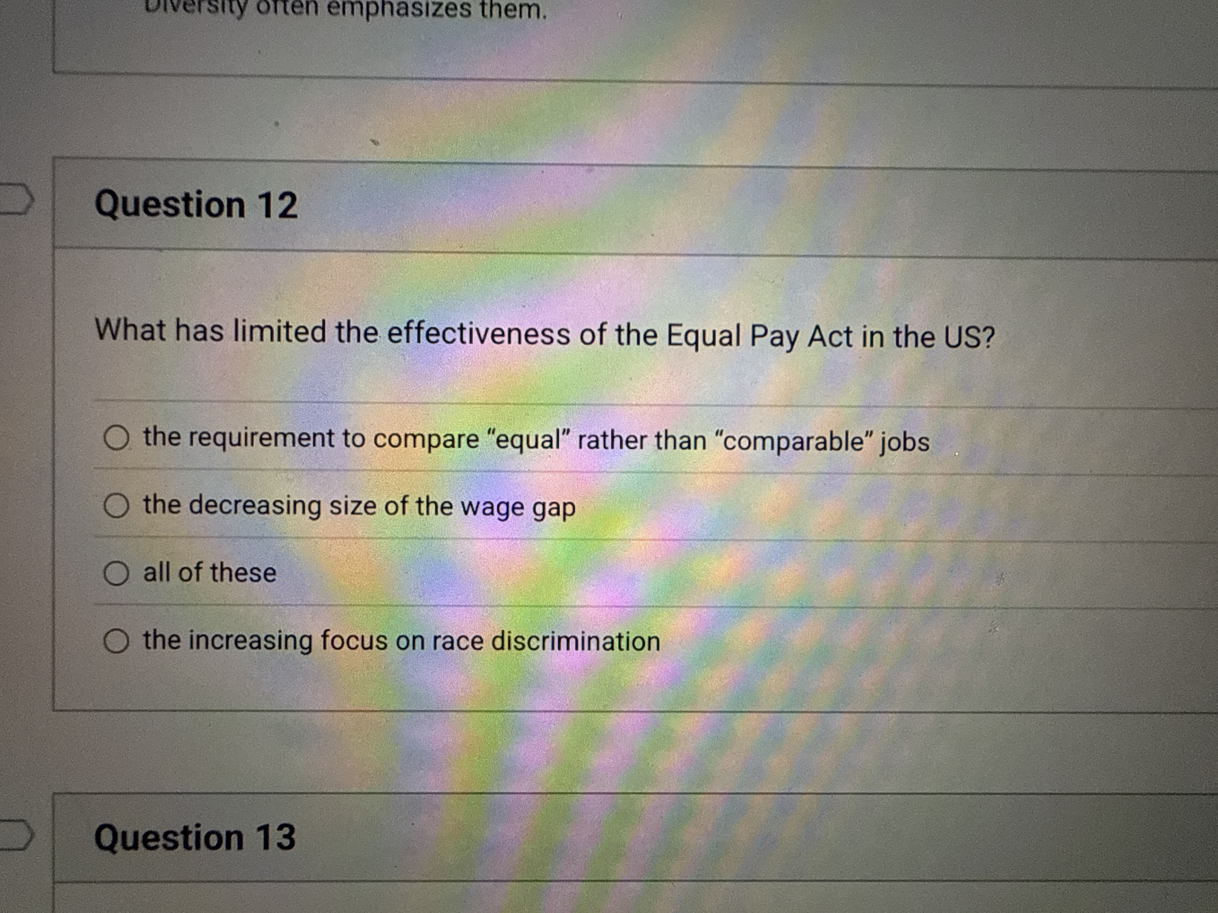 I believe the answer is the decreasing size of