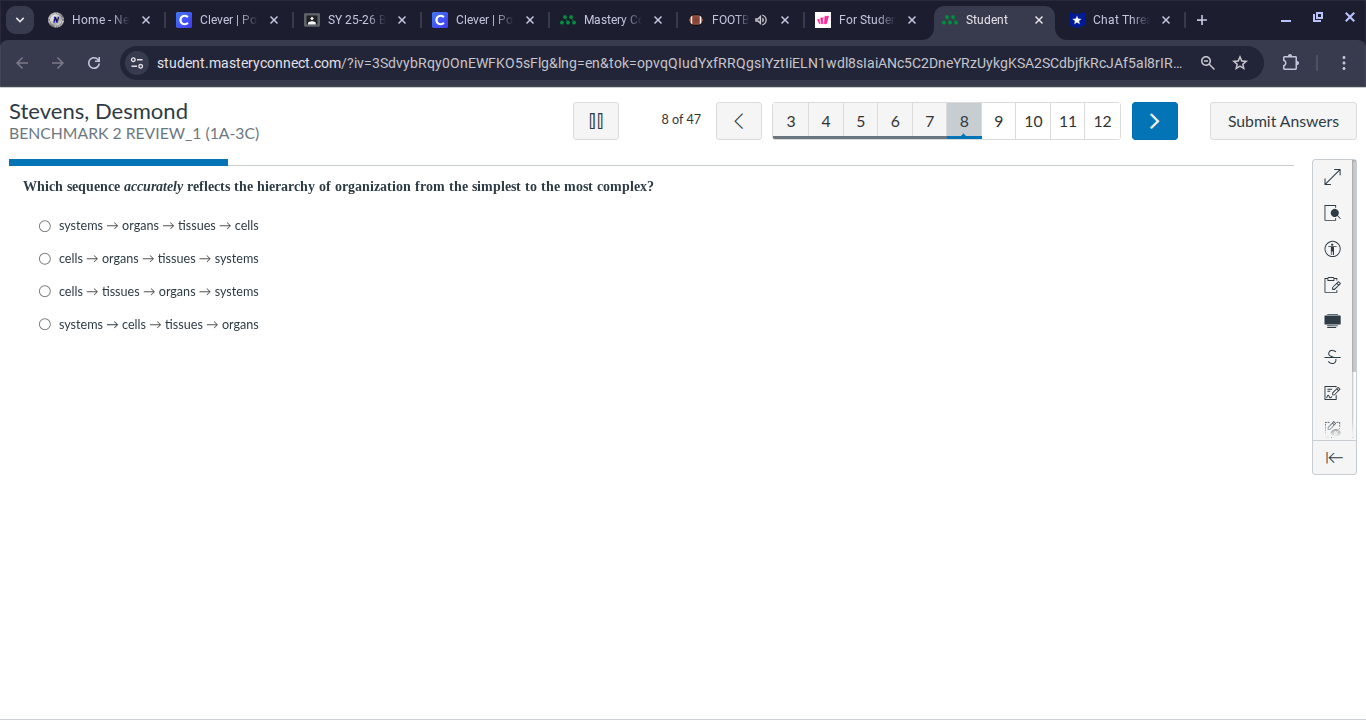 N Home - Ne x | C Clever | Po X | SY 25-26 E X C