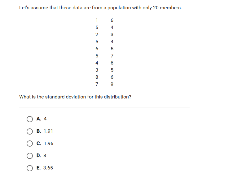 solve Let's assume that these data are from a