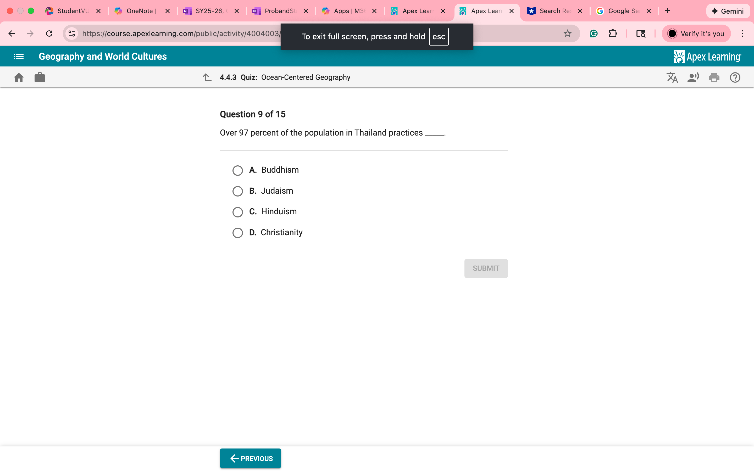 StudentVU x OneNote | X N SY25-26, ( x| ProbandSt