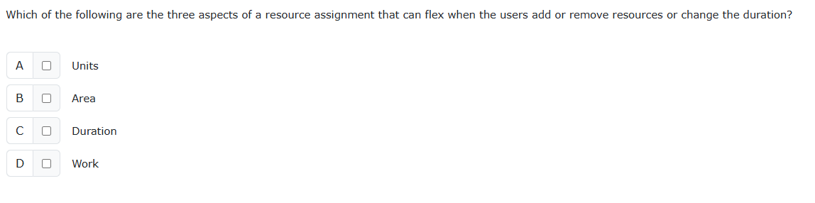 please Which of the following are the three