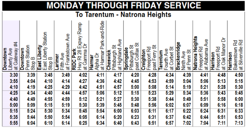 Marcy wants to catch the bus at 3:45 from the
