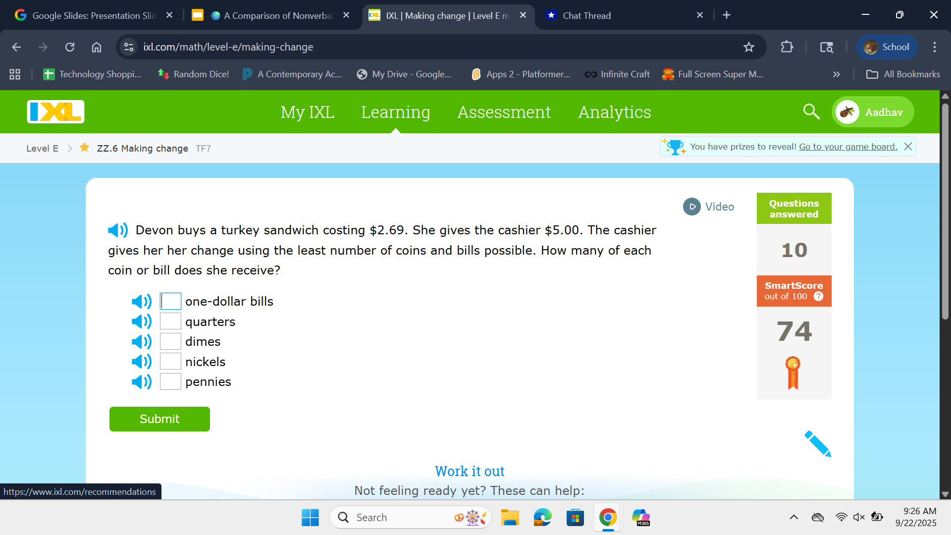 gg G Google Slides: Presentation Slid X A