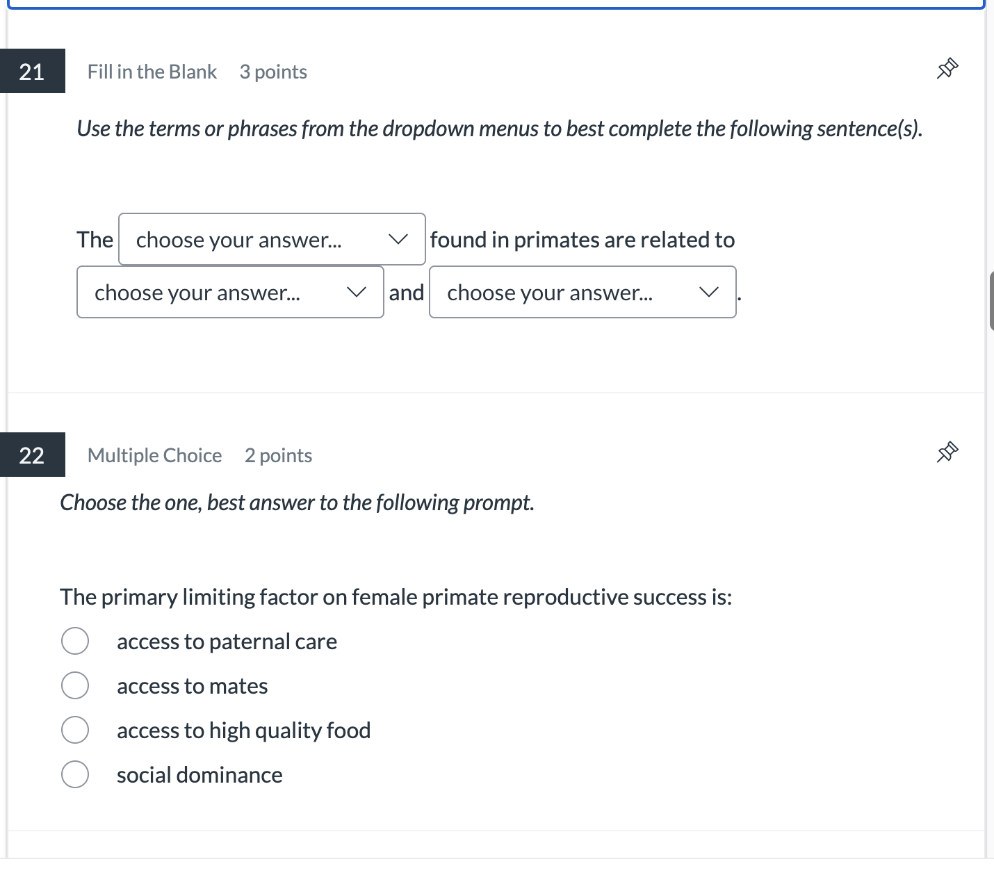tell me Fillinthe Blank 3 points i Use the terms