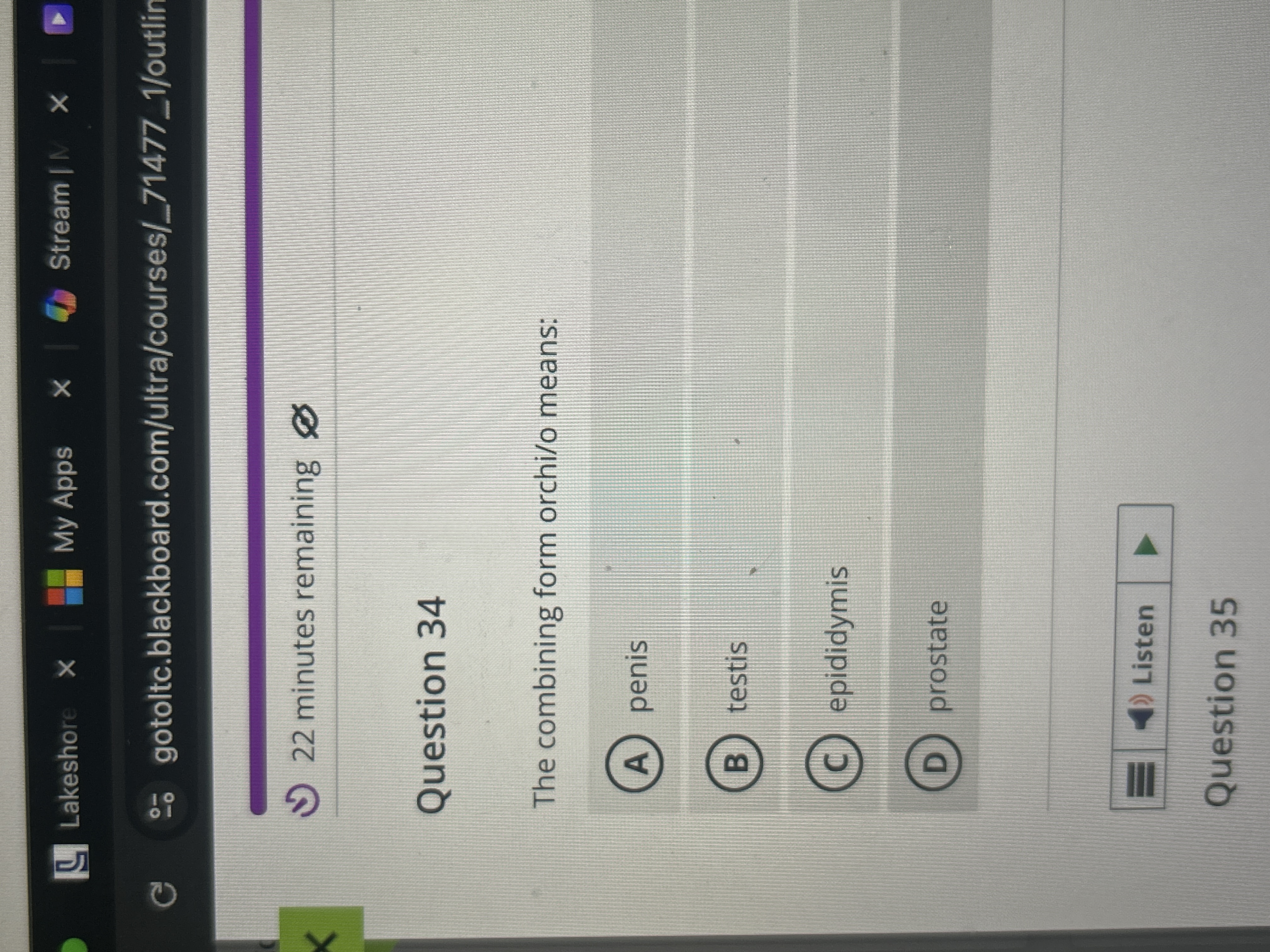 this question Lakeshore X My Apps X Stream | N X