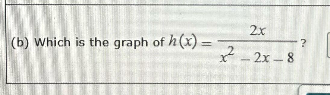 Perfect! Also from those same rational functions,