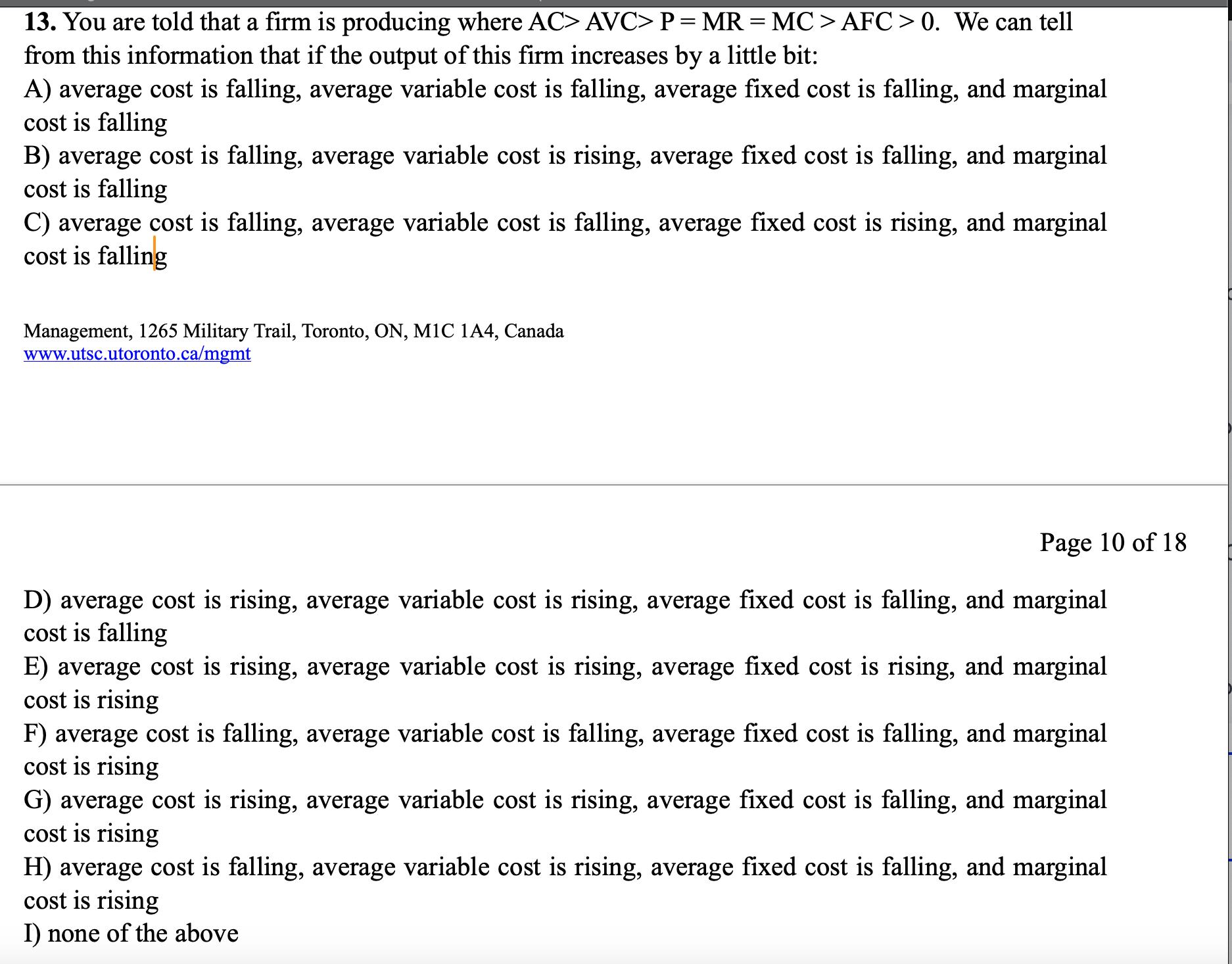 how do i tell is mc is falling or rising 13. You