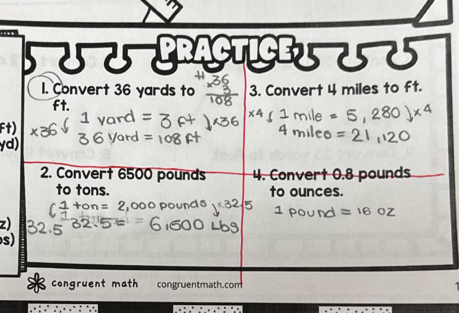 Is this correct ? IT PRACTICE 35 I. Convert 36