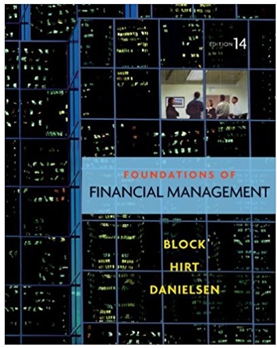 foundations of financial management 14th edition stanley block, geoffrey hirt, bartley danielsen 007745443x,