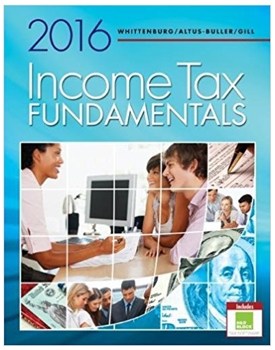 Income Tax Fundamentals 2016