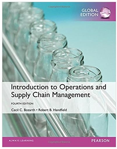 introduction to operations and supply chain management 4th global edition cecil b. bozarth, robert b.