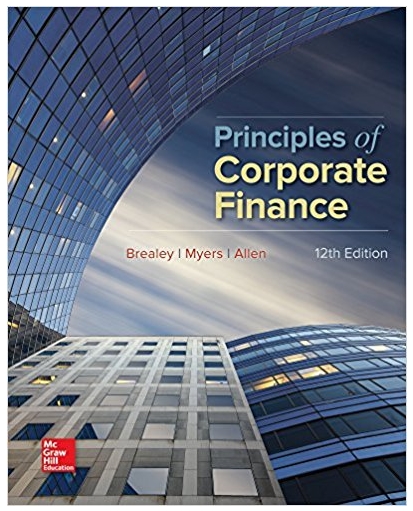 principles of corporate finance 12th edition richard brealey, stewart myers, franklin allen 978-1259692178,