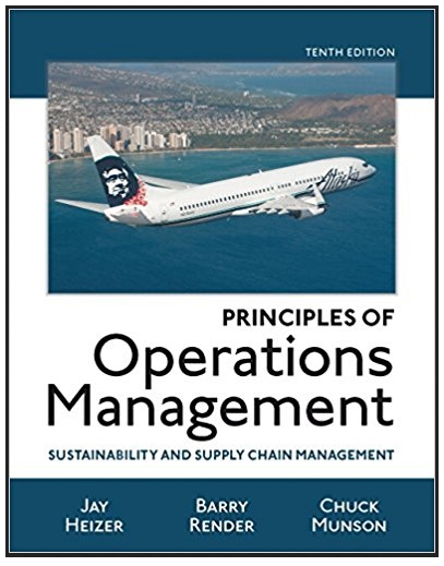 Principles of Operations Management Sustainability and Supply Chain Management