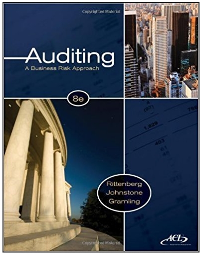 auditing a business risk approach 8th edition karla johnstone, audrey gramling, larry rittenberg 538476230,