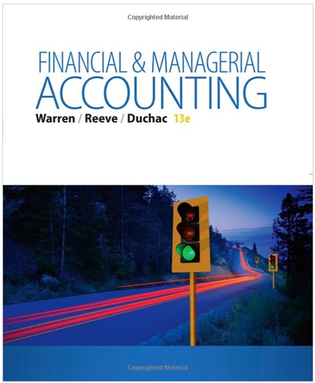 corporate financial accounting 13th edition carl s. warren, james m. reeve, jonathan duchac 1285868781,